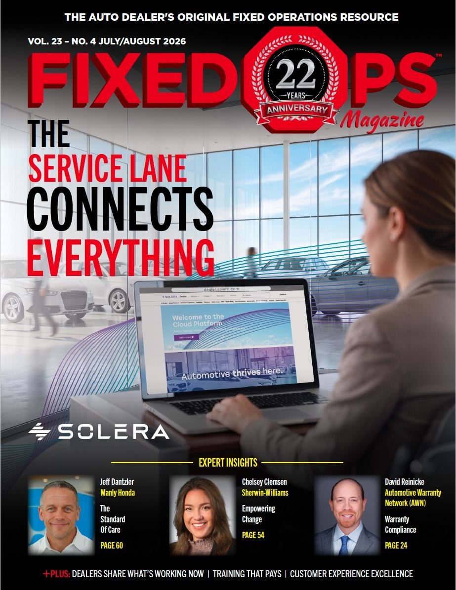 Fixed Ops Magazine cover
