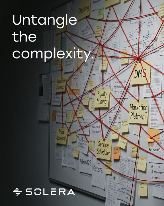 DealerOS teaser email ad · Untangle the complexity