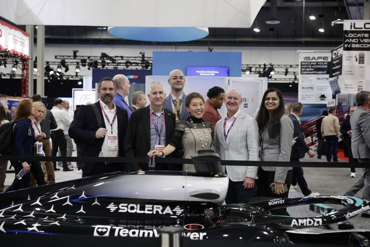 NADA 2026 · Booth traffic at the F1 car